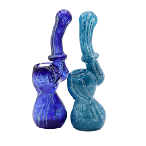 5.5 curly striped bubbler