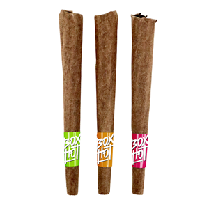 BOXHOT Fatties - Trifecta of Blunt Smoking Power Infused Blunt - Hybrid - 3x1g
