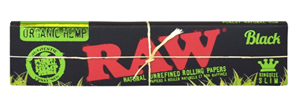 Raw Black organic king size slim papers