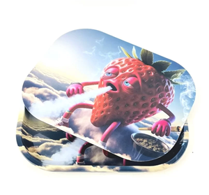 smoking strawberry tray with magnetic lid