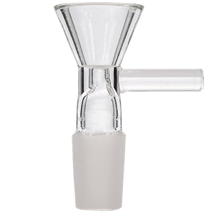 clear glass bowl with handle 14mm